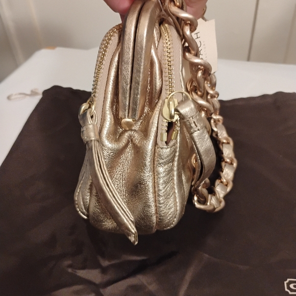 Coach Parker Kisslock Chain Women's Bag in Rose Gold New Display - Picture 16 of 16